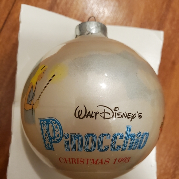 Vintage 1994 Disney Ornaments Pinocchio, Beauty & the Beast, Aladdin, Lion King - Picture 4 of 16